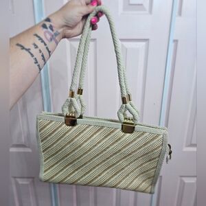 Stylish Tan and Cream Women's Bag